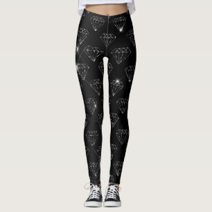 Leggings Diamantes negros