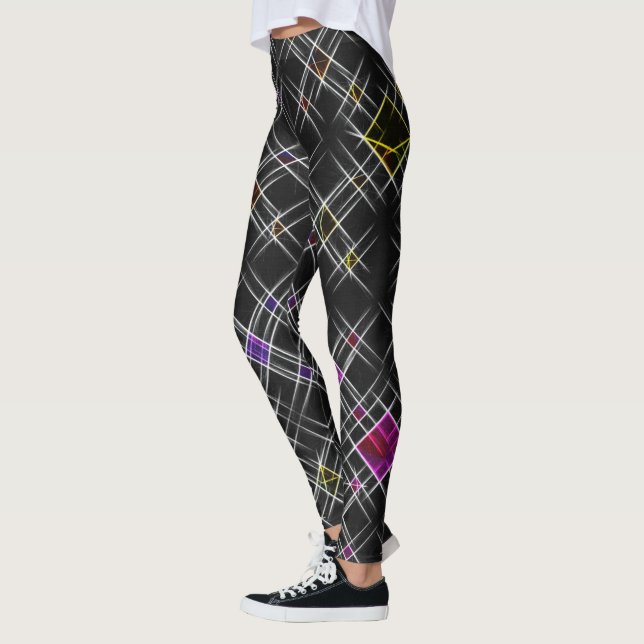 Leggings Diamantes y cruces de piernas (Izquierda)