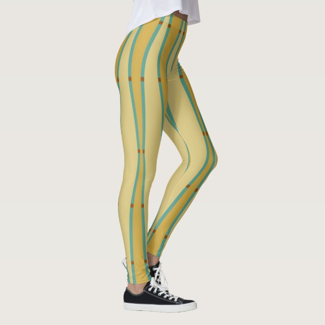 Leggings Diamantes y triángulos retro (Derecha)