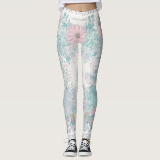 Leggings diario de chatarra de colores pastel soñadores sha