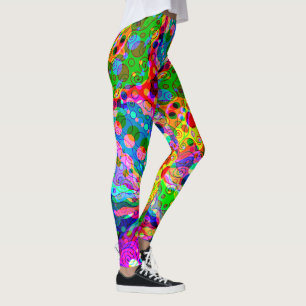Leggings Dibujando Arte de Fantasía - Cambio Abstracto de N
