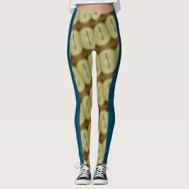 Leggings Dibujo abstracto MODERNO en - amarillo azul