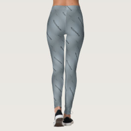 Leggings Dibujo abstracto MODERNO en blanco negro