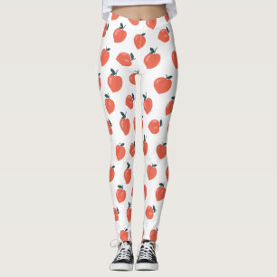 Leggings Dibujo de Melocotón Adorable