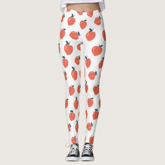 Leggings Dibujo de Melocotón Adorable