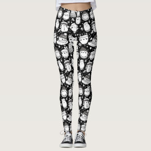 Leggings Dibujo Patrón de Animal Kawaii Lindo (3)