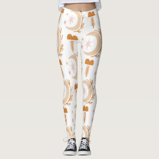 Leggings Dibujo simple de flor
