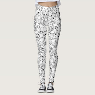 Leggings Dibujos Kawaii Adorables (1)