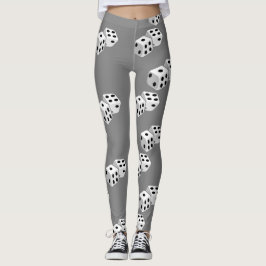 Leggings Dices en gris