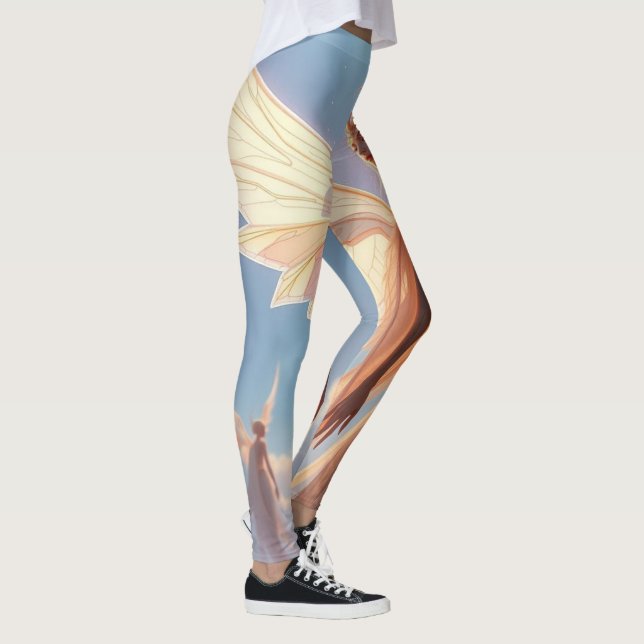 Leggings „Die kleine Zahnfee – Hüterin der Milchzähne“ (Derecha)