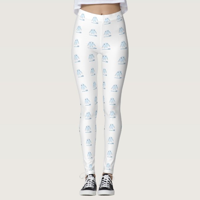 Leggings Dientes Sonrientes y Cepillos de Dientes (Anverso)