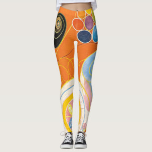 Leggings Diez mayores, número 3, juventud Hilma af Klint