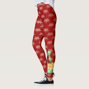 Leggings Dinero de la fortuna del Año Nuevo Chino de la Ser