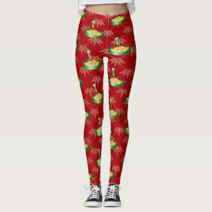 Leggings Dinero de la fortuna del Año Nuevo Chino de la Ser