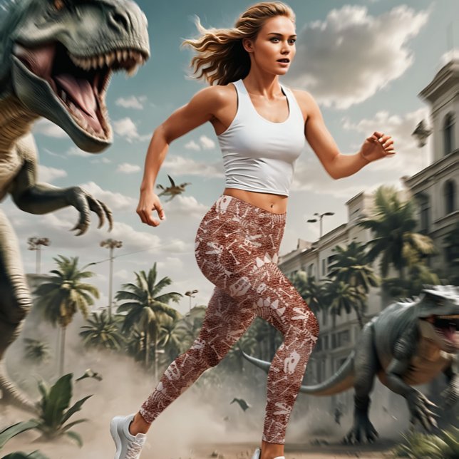 Leggings Dino Dig brown (Subido por el creador)