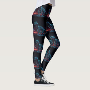 Leggings Dino geométricos