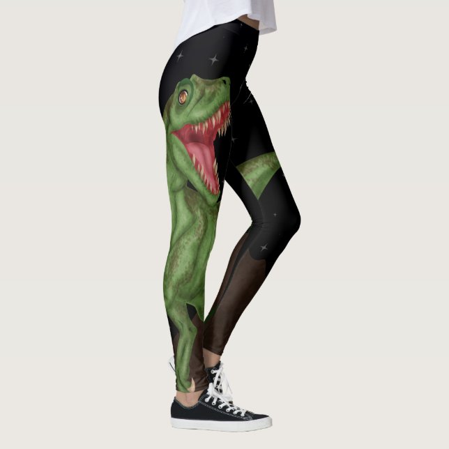 Leggings Dinosaurio - Noche prehistórica (Derecha)