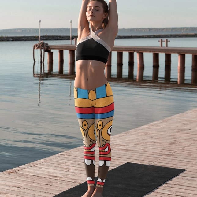 Leggings dios tiki de Hawái (Subido por el creador)
