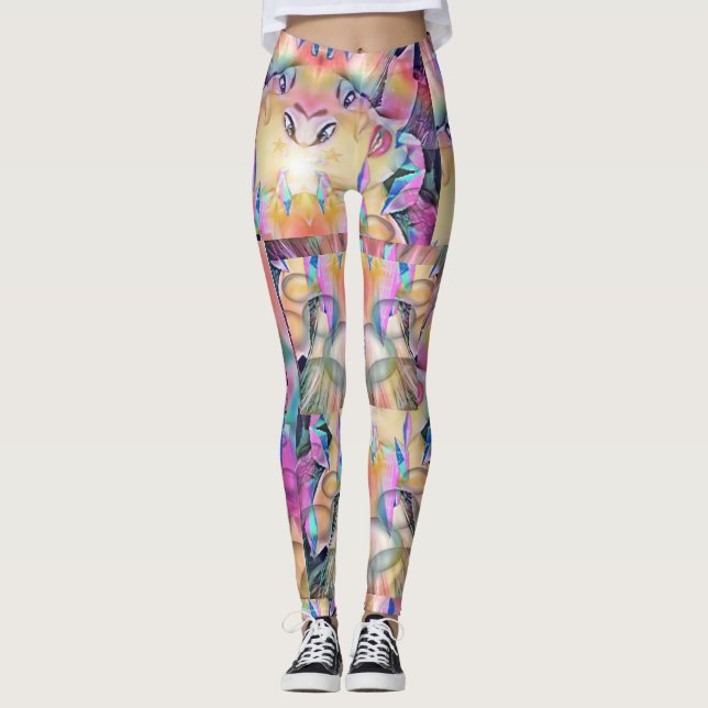 Leggings Diosa de Cristal de Burbuja Trippy! (Anverso)