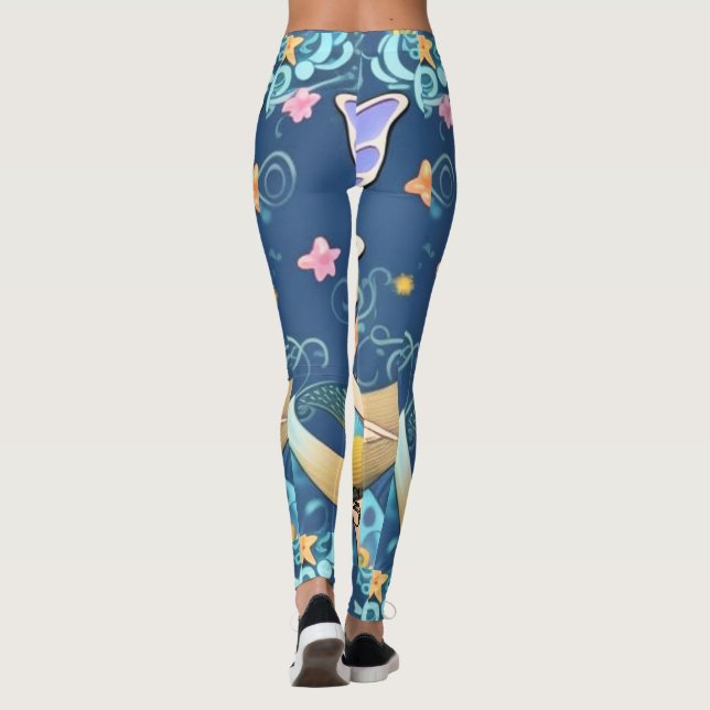 Leggings Diosa de hadas de figura completa Thunder_Cove (Reverso)