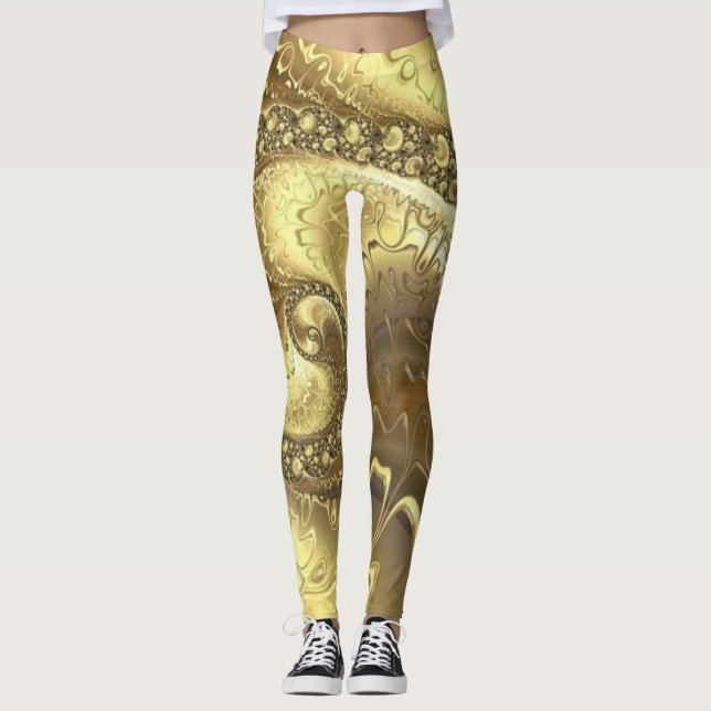 Leggings "Diosa de Oro: ¡Leyendas de lujo para cada ocasión (Anverso)