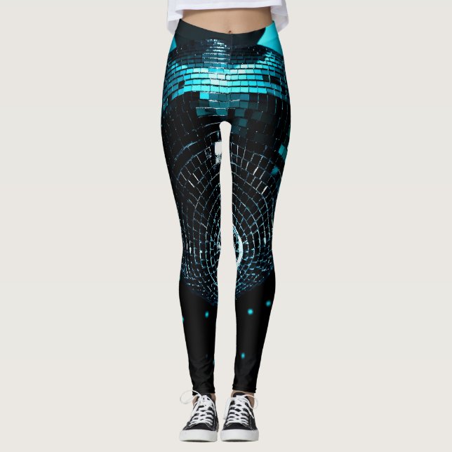 Leggings Discoteca Glare, fondo de discoteca. (Anverso)