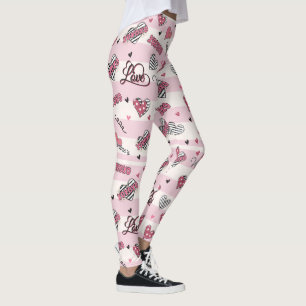 Leggings Diseñado por El día de San Valentín XOXO