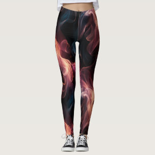Leggings Diseñador de swirks humeante