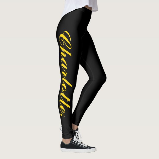 Leggings Diseñar su propio nombre en elegantes leggantas ne (Derecha)