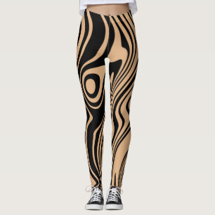 Leggings Diseñar sus propios colores Flechas onduladas