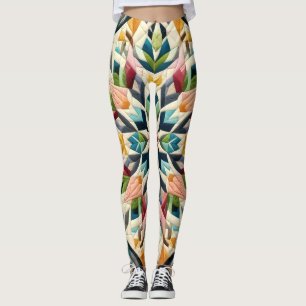 Leggings Diseño abstracto acolchado