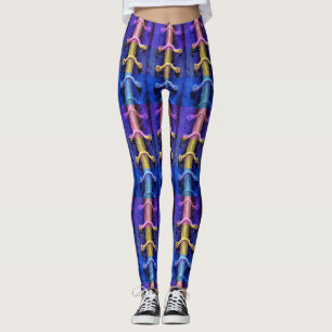 Leggings Diseño abstracto de multicolores urbanos industria