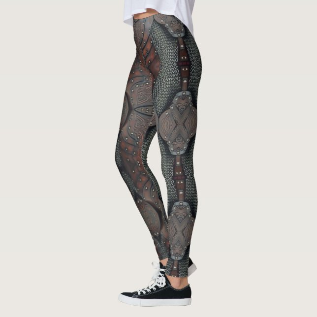 Leggings Diseño abstracto de Viking Armor (Izquierda)