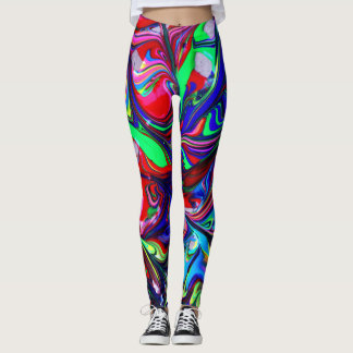 Leggings Diseño abstracto salvaje y loco
