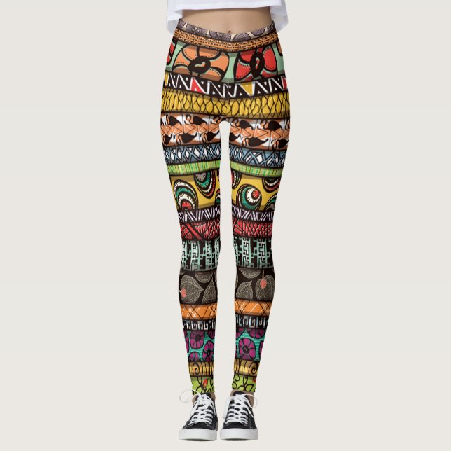 Leggings Diseño africano (Anverso)