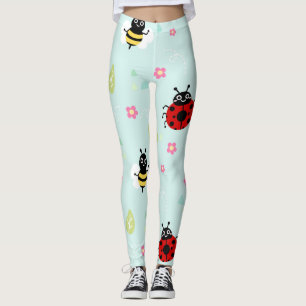 Leggings Diseño alegre de la mariposa