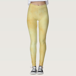 Leggings Diseño Amarillo Dorado