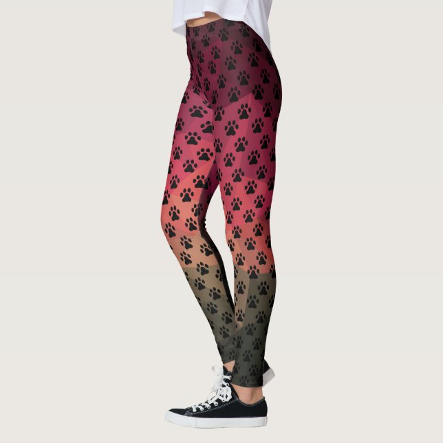 Leggings Diseño amigable con los animales, pezuña para perr (Izquierda)