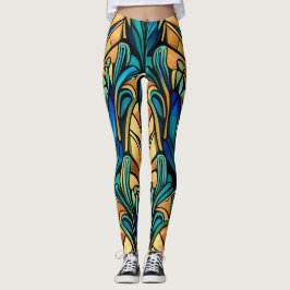 Leggings Diseño Art Nouveau