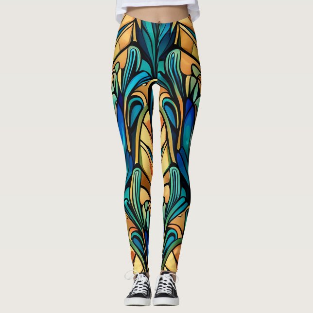 Leggings Diseño Art Nouveau (Anverso)