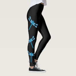 Leggings Diseño azul de Dragonfly Infinity