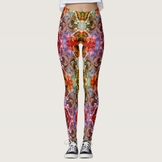 Leggings Diseño Boho Paisley multicolor
