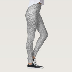 Leggings Diseño brillante de vidrio gris