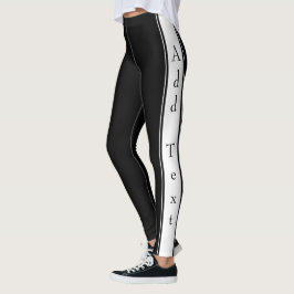 Leggings Diseño combinado - Agregar texto