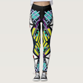 Leggings Diseño con patrón colorido