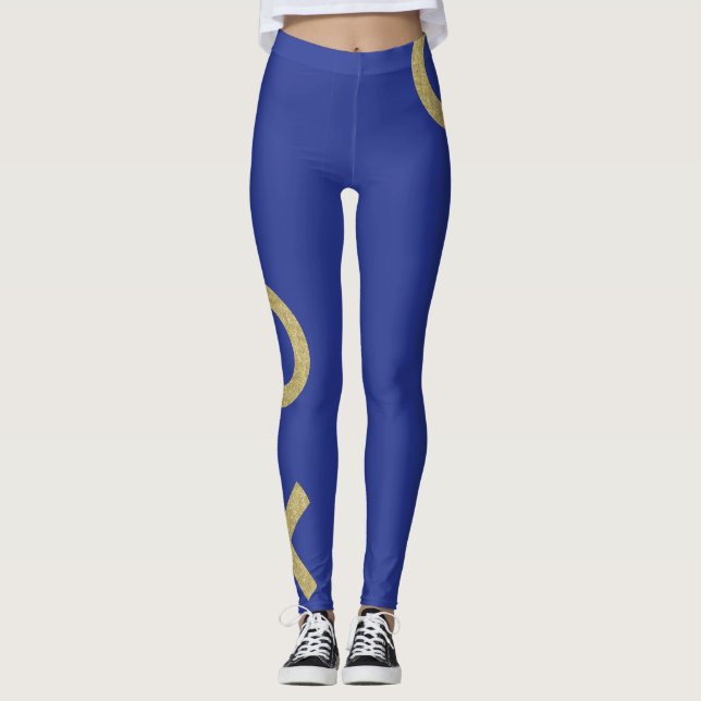 Leggings Diseño de abrazos y besos de piernas (Anverso)