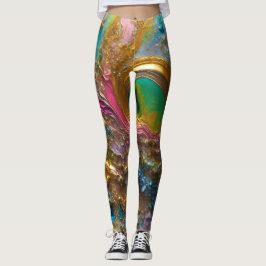 Leggings Diseño de arte 3D
