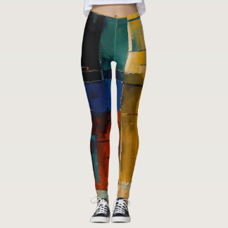 Leggings Diseño de arte abstracto