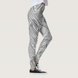 Leggings Diseño de Arte de Patrón de Tejido 