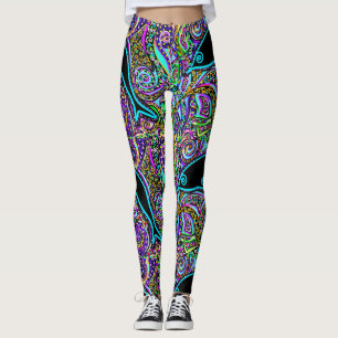 Leggings Diseño de arte delfín